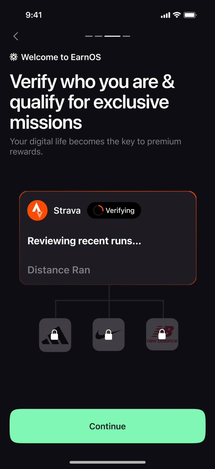 EarnOS Verification Flow